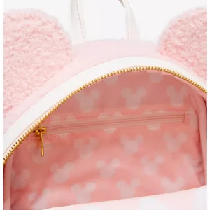 Loungefly Disney Minnie Mouse - Ears Pink Sherpa - Sac à dos 3 Loungefly Disney Minnie Mouse - Ears Pink Sherpa - Sac à dos