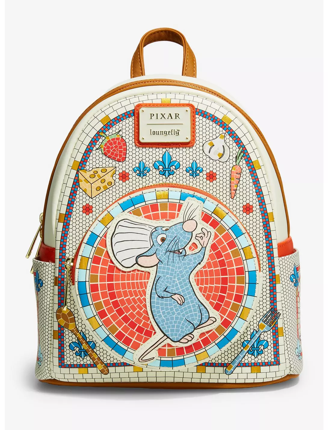 Loungefly Disney Pixar Ratatouille - Remy Mosaic - Sac à dos Loungefly Disney Pixar Ratatouille - Remy Mosaic - Sac à dos