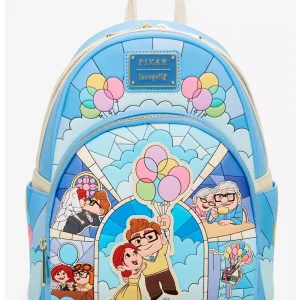 Loungefly Disney Pixar Up - Carl & Ellie Stained Glass - Sac à dos