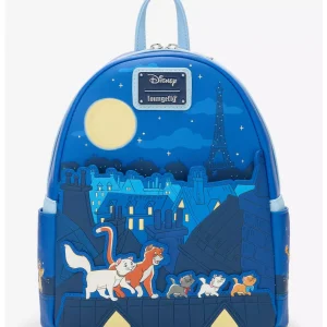Loungefly Disney The Aristocats - Night Scene Glow In The Dark - Sac à dos