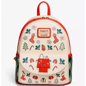 Loungefly Peanuts Snoopy & Woodstock - Holiday Icons - Sac à dos