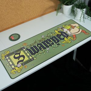 SHREK DreamWorks – Shrek & L’Âne – Tapis de Bureau XL 80 × 30 cm + Sous-verre
