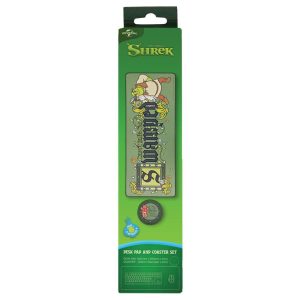 SHREK DreamWorks – Shrek & L’Âne – Tapis de Bureau XL 80 × 30 cm + Sous-verre 2 SHREK DreamWorks – Shrek & L’Âne – Tapis de Bureau XL 80 × 30 cm + Sous-verre