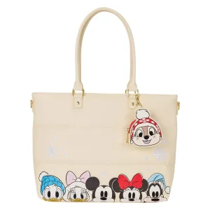 Loungefly Disney Mickey & Friends - Holiday Snow - Tote Bag