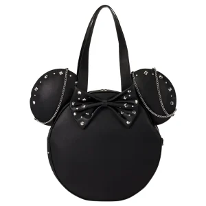 Loungefly Disney Minnie - Studs & Chains Oversized Figural - Tote Bag